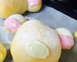 HBで、ふんわりリラックマパン作り方13写真