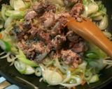 サバ缶で簡単すぎ　パスタ作り方4写真