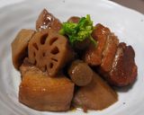 圧力鍋で簡単★豚バラとれんこんの旨煮作り方9写真