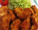 簡単！焼くだけ！むね肉のカレーパン粉焼き作り方3写真