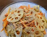 レンコンにんじんキンピラ。作り方6写真