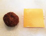 キャラ弁☆*:レースリボンのハンバーグ♡作り方2写真