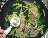 舞茸とツナとほうれん草のパスタ♪和風簡単作り方9写真