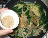 舞茸とツナとほうれん草のパスタ♪和風簡単作り方11写真