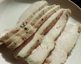簡単！サラダチキンのスプラウト乗せ作り方1写真