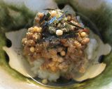 日本茶にこだわる納豆茶漬け　柚子胡椒風味作り方3写真