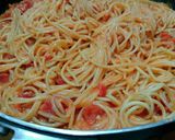 ガーリックの効いたトマトクリームパスタ作り方6写真