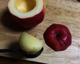 りんごカップでソルベ〜シャーベット〜作り方1写真