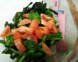 わかめと菜の花の春のサラダ作り方3写真