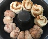 マーブル＆シナモンロールの２色パン作り方14写真