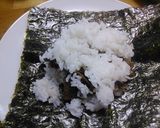 牛ごぼうのおにぎらず作り方5写真