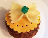 キャラ弁☆*:レースリボンのハンバーグ♡作り方15写真