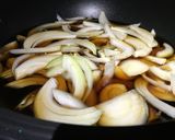 ★キャンプ パンクッカーでカツ煮作り方2写真