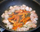 簡単！もも肉の豆苗和え作り方1写真