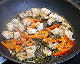 簡単！もも肉の豆苗和え作り方2写真