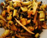 捨てないで!大根葉皮のガリマヨ麺つゆ炒!作り方3写真