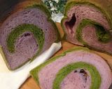 ☆春カラ—！カワイイ手捏ねマーブル食パン作り方26写真