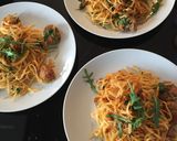 イタリアンチリトマトミートボールパスタ作り方7写真