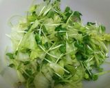 かいわれとレタスのポテチサラダ♥作り方4写真