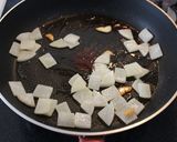 ＊超簡単＊大根とイカの塩辛スパゲッティ作り方1写真