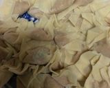 鳥つみれ鍋ワンタン入り作り方5写真