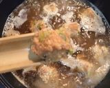 鳥つみれ鍋ワンタン入り作り方9写真