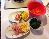 焼き海苔で具だくさん韓国寿司^_^作り方1写真