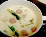 牛乳嫌いでも【カブとニラのミルクスープ】作り方9写真