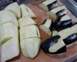 茄子と蒟蒻の味みそ煮付け作り方3写真