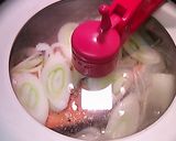 鮭のネギ酒蒸し作り方3写真