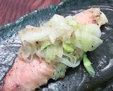 鮭のネギ酒蒸し作り方4写真
