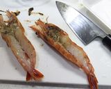 有頭エビのチーズパン粉焼き作り方1写真
