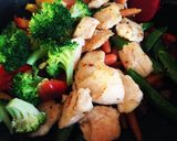 鶏と野菜のチリソース炒め作り方5写真