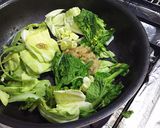 春野菜と魚介のバーニャカウダ風味リゾット作り方3写真