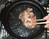 キムチ鍋♪素なし!簡単!豚肉キムチ豆腐作り方4写真
