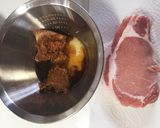 食欲そそる！豚ロース味噌香味焼き作り方1写真