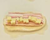 ハート型のベーコンチーズパン♪作り方4写真