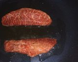 ステーキのガーリックオムライス作り方4写真