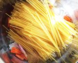 幼児とランチ☆お鍋一つでクリームパスタ作り方2写真