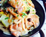 鶏肉と白菜の濃厚みそクリームうどん♡作り方5写真