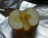 オーブントースターで1/2焼きりんご作り方3写真