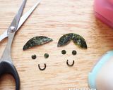 ひょうたん型おにぎりのひな祭りキャラ弁当作り方3写真