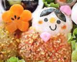 ひょうたん型おにぎりのひな祭りキャラ弁当作り方10写真