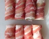 材料３つ！黒酢酢豚風☆ねぎの豚肉巻き作り方9写真