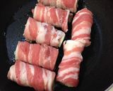 材料３つ！黒酢酢豚風☆ねぎの豚肉巻き作り方12写真