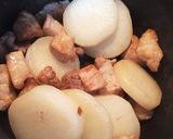 主人が絶賛★豚バラ肉と大根の味噌煮★作り方3写真