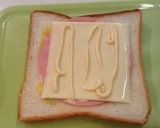 ホットサンドメーカーでハムチーズサンド作り方2写真