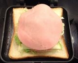 ホットサンドメーカーでハムチーズサンド作り方5写真