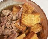♪豚肉と厚揚げの煮物♪作り方4写真