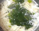 ☆えのきとわかめのみそ汁☆作り方7写真